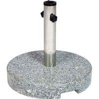 Max Green 25kg Granite Parasol Base, Grey