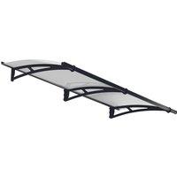 Palram - Canopia Canopia by Palram Aquila 3' x 7' Door Awning - Grey, Grey