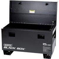 Draper Contractors Secure Storage Box (Black Boxreg;) 90x42.5x33cm, Black