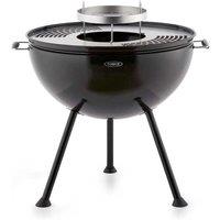 Tower 2-in-1 Fire Pit and BBQ - Black, Black