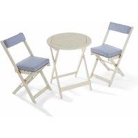 Greenhurst Raffles Bistro Set - Forest White