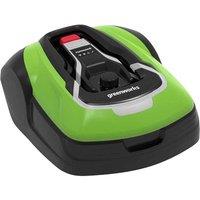 Greenworks 1500m2 Robotic Lawnmower, Black