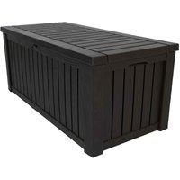 Keter 570L Rockwood Storage Box, Brown