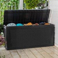 Keter 270L Samoa Storage Box - Anthracite Grey, Grey