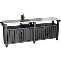 Keter Unity Chef Kitchen - Anthracite Grey