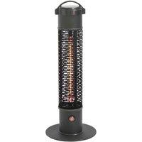 Charles Bentley 1200W Electric Outdoor Tower Heater, Grey