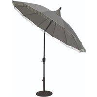 Garden Must Haves Norfolk Collection Carrousel 2.7m Parasol (base not included) - Grey, Grey
