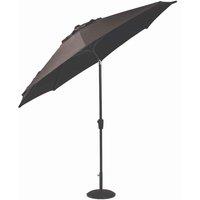 Garden Must Haves Norfolk Collection Elizabeth 2.2m Parasol (base not included) - Carbon, Black