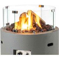 Happy Cocooning Glass Screen Kit for Round and Table Top Cocoon Fire Pits, Clear