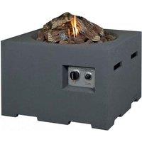 Happy Cocooning Square Cocoon Fire Pit - Grey, Grey