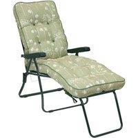 Glendale Deluxe Renaissance Sage Lounger Chair - Green, Green