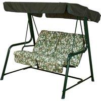 Glendale Cotswold Leaf Vienna 2 Seater Hammock Swing Seat - Green