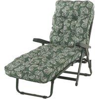 Glendale Deluxe Aspen Leaf Sunbed - Green, Green