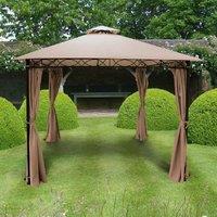 Glendale Marco Polo 4x3m Gazebo - Mocha