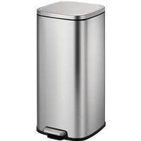 EKO Stella 30L Step Bin - Stainless Steel, Silver