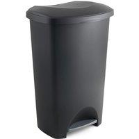 Addis 50L Pedal Bin - Black, Black