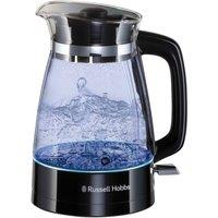 Russell Hobbs 26080 1.7L Hourglass Classic Glass Kettle, Silver