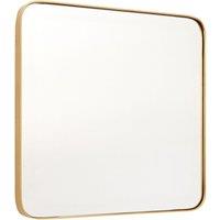 Interiors By Premier Small Square Wall Mirror - Gold Finish, Gold