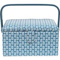 Korbond Sewing Basket - Blue Fern