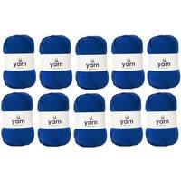 Korbond Royal Blue Double Knit Yarn Bulk Pack Bundle - 10 x 100g