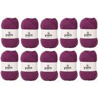 Korbond Plum Double Knit Yarn Bulk Pack Bundle - 10 x 100g