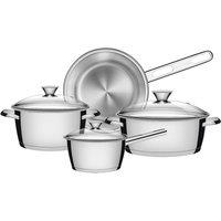 Tramontina 4-Piece Allegra Cookware Set, Silver