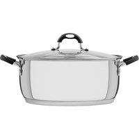 Tramontina 30cm Casserole Dish - Stainless Steel, Silver