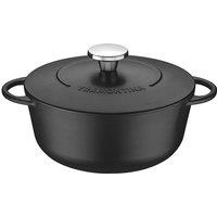 Tramontina Trento 24cm Casserole Dish - Cast Iron, Black