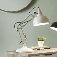 Matt White Task Table Lamp, White