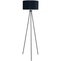 Matt Black Tripod Floor Lamp, Black