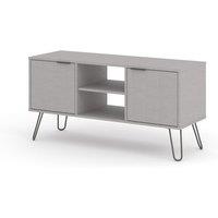 Core Products Augusta 2 Door Flat Screen TV Unit Grey, Grey