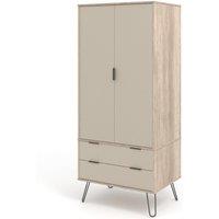 Core Products Augusta 2 Door 2 Drawer Wardrobe Driftwood, Brown