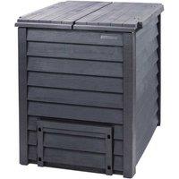 Garantia 600L Thermo Wood Composter with Soil Fence - Anthracite, Grey