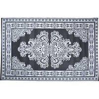 Best for Boots Outdoor Reversible Persian Garden Carpet, Grey
