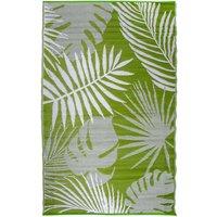 Best for Boots Outdoor Reversible Tropical Leaf Garden Carpet, Green