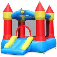 Plum Happy Hop Castle Bouncer with Slide and Hoop, Multi
