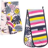 Summerhouse Guatemala Set of 2 Tea Towels & Oven Gloves, Multi