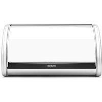 Brabantia Roll Top Bread Bin Medium - Brilliant Steel, Silver