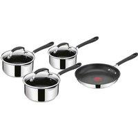 Tefal Jamie Oliver Stainless Steel 4-Piece Pan Set