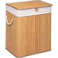 5Five Bamboo Linen Basket, Brown
