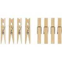 Elliott Birchwood Clothes Pegs - 36 Pack, Brown