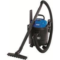 Draper 15L 1250W 230V Wet & Dry Vacuum Cleaner - Blue & Black, Blue