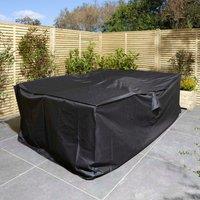 Rowlinson 125 x 85 x 80cm Rectangular Furniture Cover - Black, Black