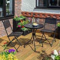 Rowlinson Havana Bistro Set - Black, Black