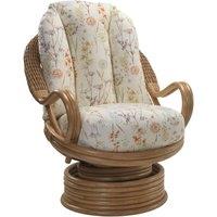 Desser Oslo Deluxe Swivel Rocker Chair, White