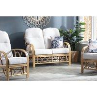 Desser Bali Light Oak 2 Seater Suite, Grey