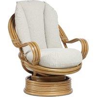 Desser Bali Light Oak Laminated Swivel Rocker Chair, Grey