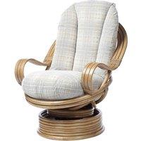 Desser Turin Light Oak Laminated Swivel Rocker Chair, Grey