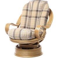 Desser Opera Laminated Swivel Rocker Chair, Grey
