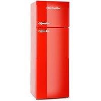 Montpellier MAB346R Retro Top Mounted 60cm Fridge Freezer - Red